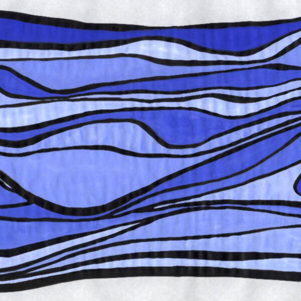 

Ciel bleus
 
 &ndash; Peinture acrylique et encre de chine sur papier &ndash;  – 2000