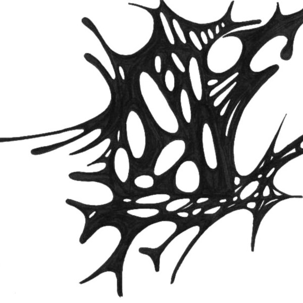 

21 avec M
 
 &ndash; Encre de chine sur papier &ndash;  – 2001