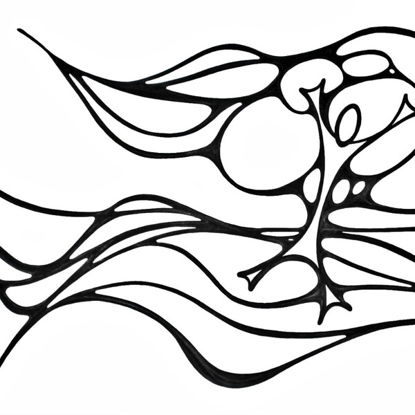 

Albert
 
 &ndash; Encre de chine sur carton plume &ndash;  – 2001