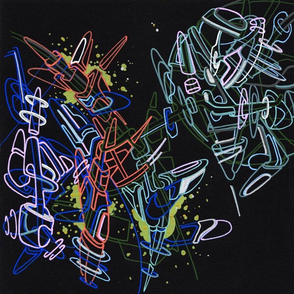 

Planet of sound
 
 &ndash; Acrylique sur papier Black Black Fabriano &ndash;  &ndash; 2018